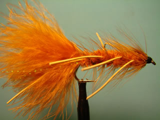 Brown Rubber Woolly Bugger (6)